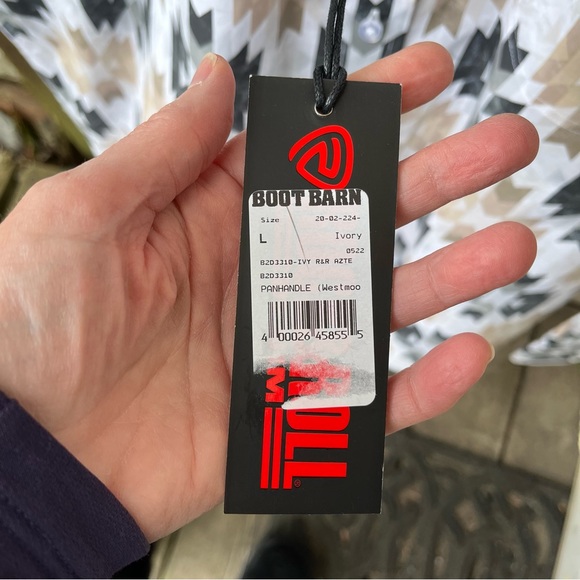 Rock & Roll Denim Men’s Classic Fit Aztec Print Button Down Shirt NWT Sz L - Picture 5 of 13